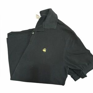 Brooks Brothers Black Polo Shirt size Medium EUC